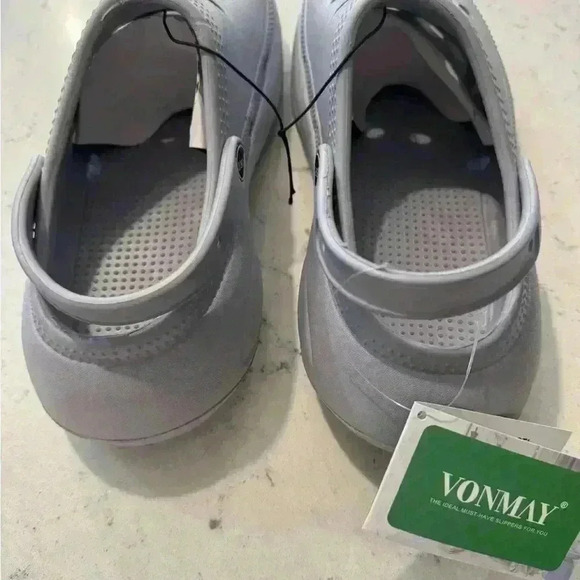 NWT | VONMAY Men's or Women’s Clogs |Thick Sole Sport Sandal | gray size 40 - Picture 7 of 10